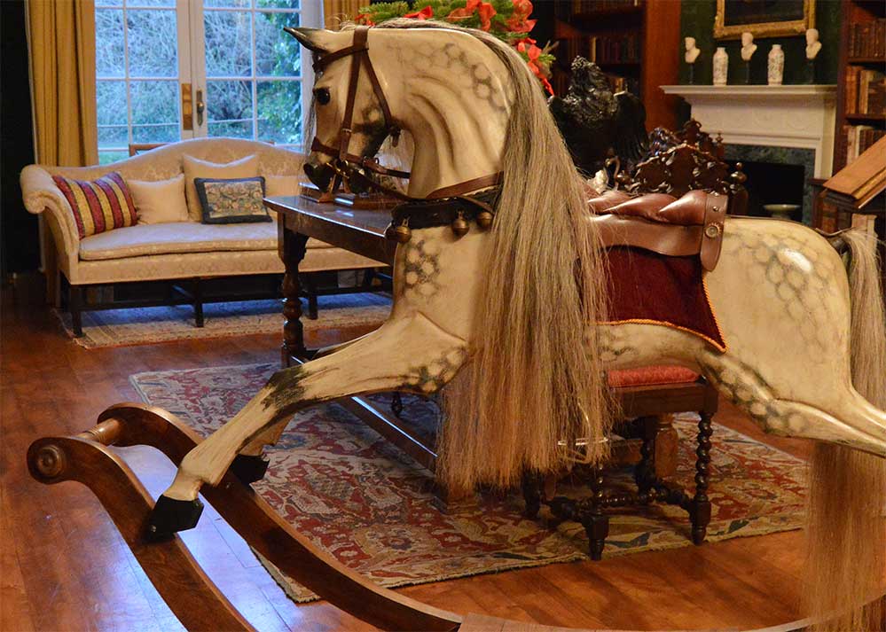 Rocking Horse Works at Stonor Park, Christmas